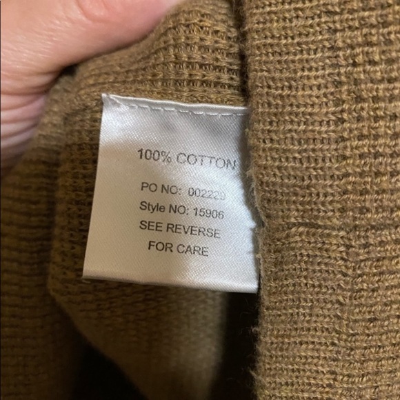 J.L. Powell Mock Turtle Neck Zippered Sweater (Size M) - Picture 5 of 6